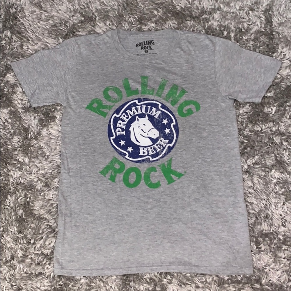Rolling Rock premium beer graphic tee